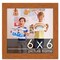 Square Slim Profile Brown Picture Frame - UV Acrylic, Foam Board Backing, Hanging Hardware
